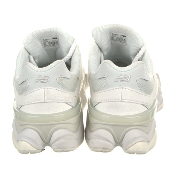 New Balance Women's Gray and White 9060 Sneakers - Picture 3 of 11